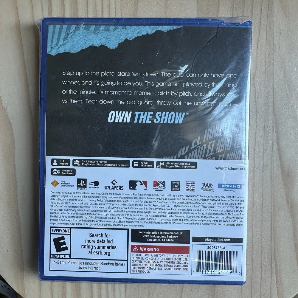 Sony‎ PlayStation 5 MLB The Show 21 NBA 2K21 Just Dance 2022 New Sealed READ